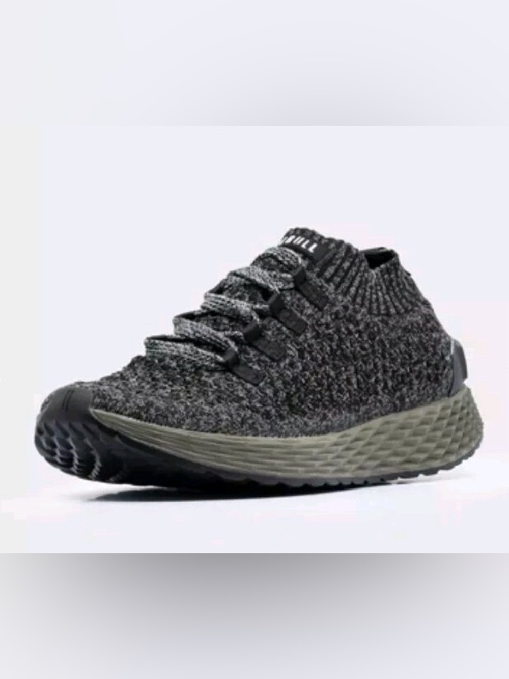 8.5 NOBULL AllDay Knit Running Training Sneakers in Black Ivy WOMENS.
